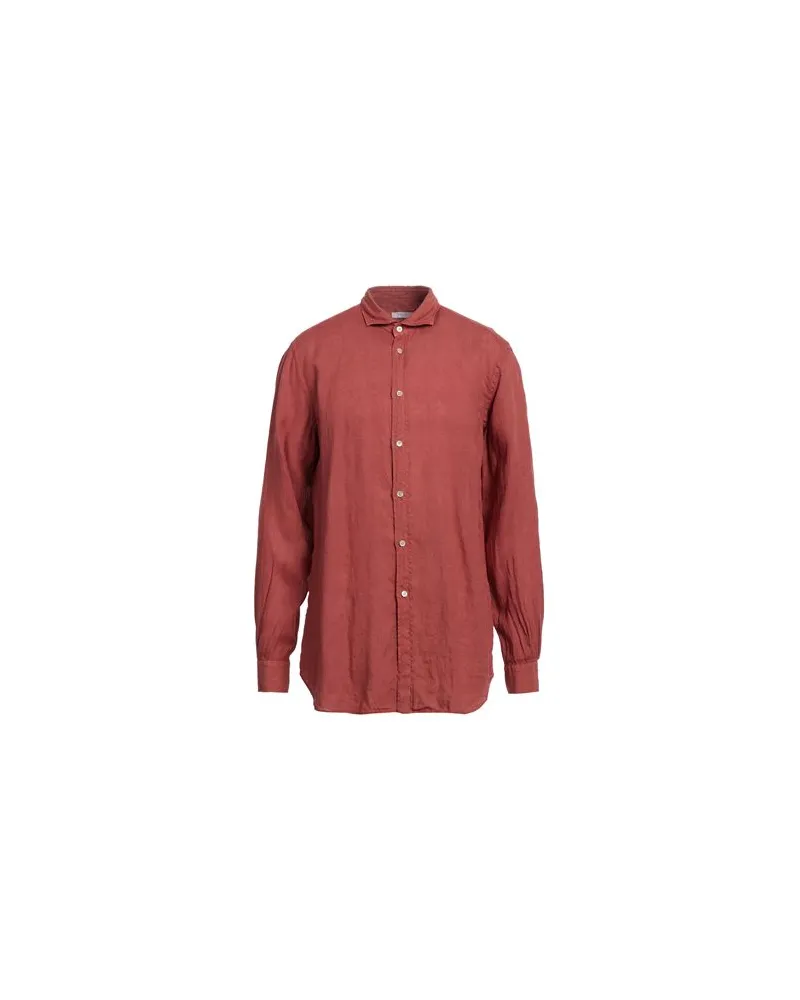 Boglioli TOPS - Hemdenauf YOOX.COM Ziegelrot