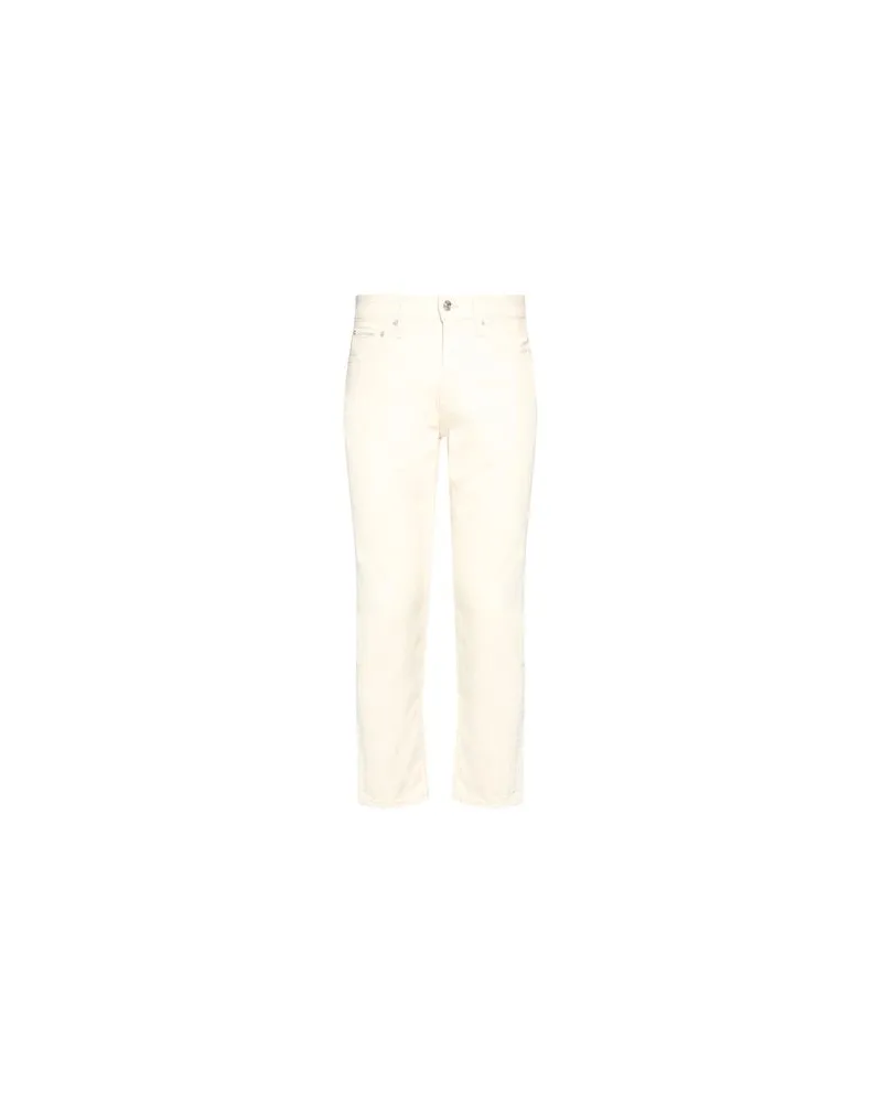 Calvin Klein HOSEN & RÖCKE - Jeanshosenauf YOOX.COM Elfenbein