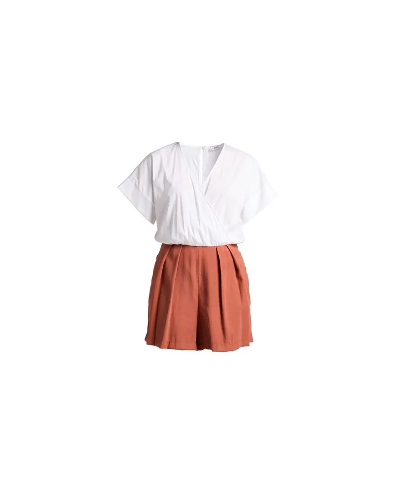 Jijil OVERALLS - Playsuitsauf YOOX.COM Rostrot