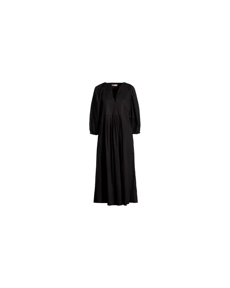 Twin-Set KLEIDER - Midi-Kleiderauf YOOX.COM Schwarz