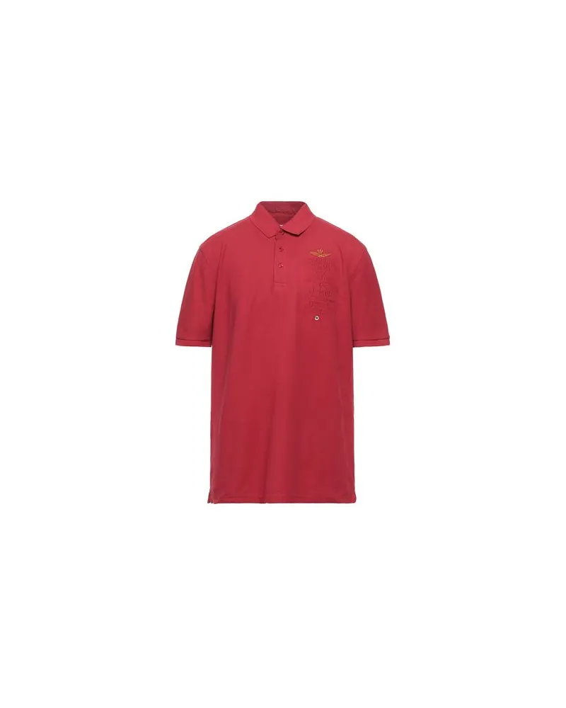 Aeronautica Militare TOPS - Poloshirtsauf YOOX.COM Rot