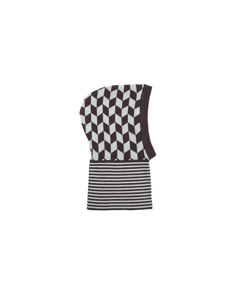 8 by Yoox VISCOSE OPTICAL BALAKLAVA  - ACCESSOIRES - Mützen & Hüteauf YOOX.COM Hellgrau