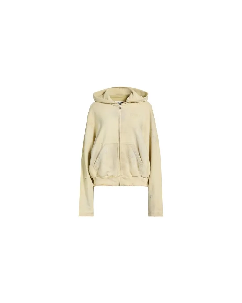 Maison Margiela TOPS - Sweatshirtsauf YOOX.COM Pastellgelb