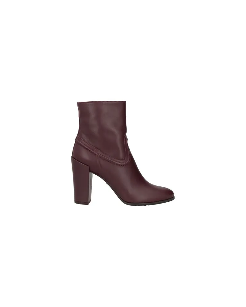 TOD'S SCHUHE - Stiefelettenauf YOOX.COM Pflaume