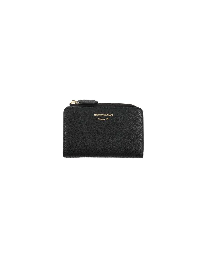 Emporio Armani Kleinlederwaren - Brieftaschenauf YOOX.COM Schwarz