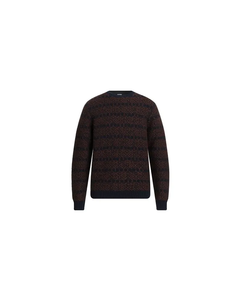 Alpha Studio STRICKWAREN - Pulloverauf YOOX.COM Braun