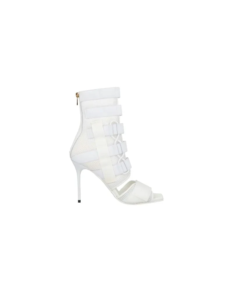 Balmain SCHUHE - Stiefelettenauf YOOX.COM Weiß