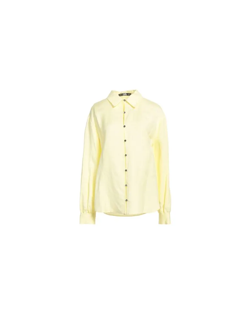 Karl Lagerfeld TOPS - Hemdenauf YOOX.COM Pastellgelb