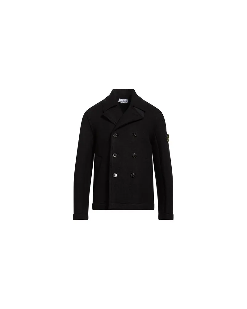 Stone Island JACKEN & MÄNTEL - Mäntelauf YOOX.COM Schwarz