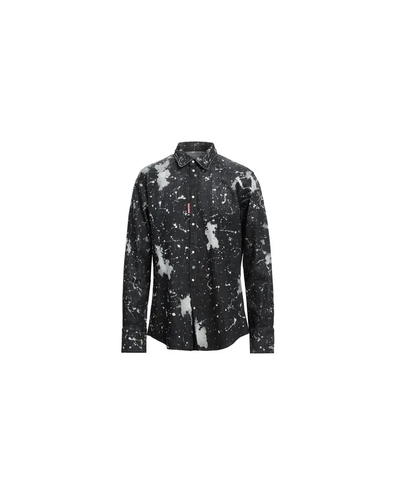 Dsquared2 TOPS - Jeanshemdenauf YOOX.COM Schwarz
