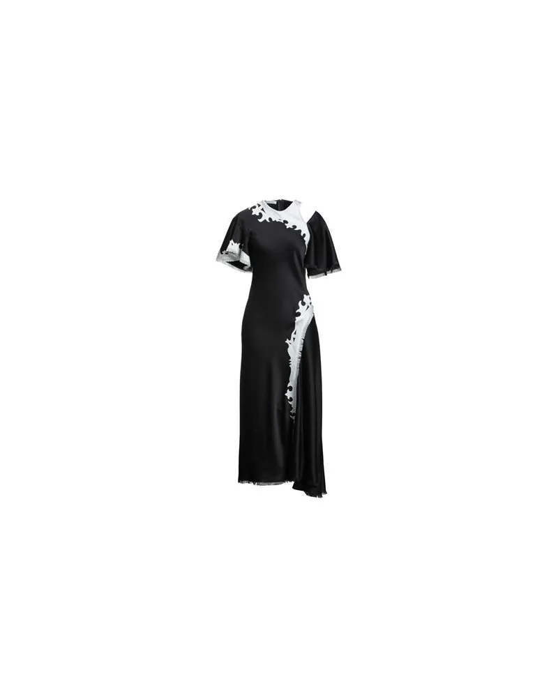 Cédric Charlier KLEIDER - Maxi-Kleiderauf YOOX.COM Schwarz