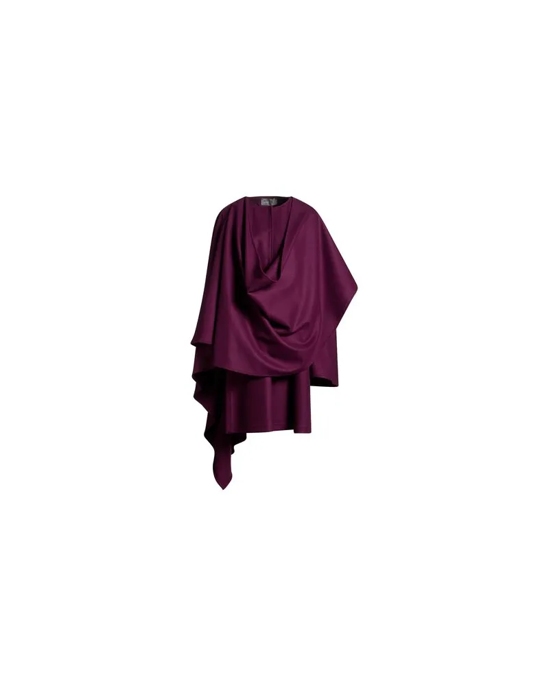 Alberta Ferretti JACKEN & MÄNTEL - Capesauf YOOX.COM Bordeaux
