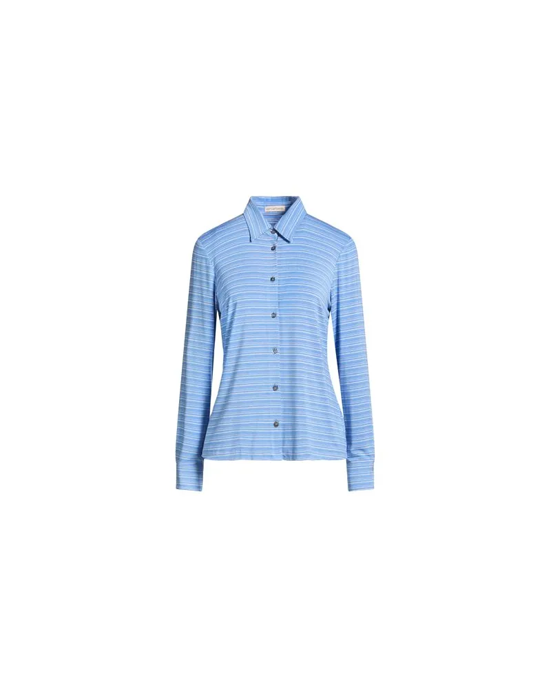 Camicettasnob TOPS - Hemdenauf YOOX.COM Azurblau