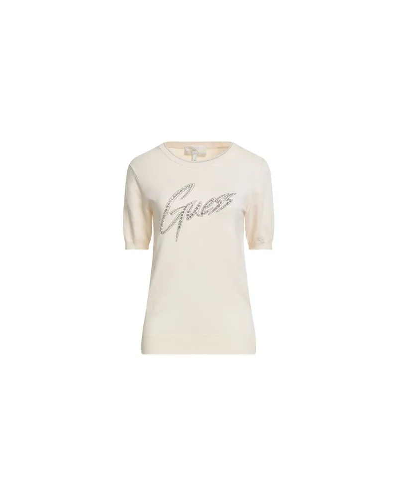 Guess STRICKWAREN - Pulloverauf YOOX.COM Cremeweiß