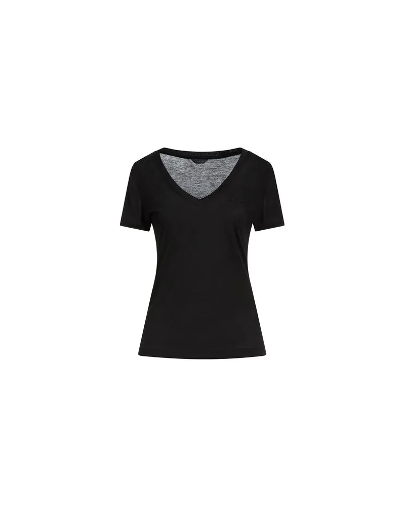 Guess TOPS - T-shirtsauf YOOX.COM Schwarz