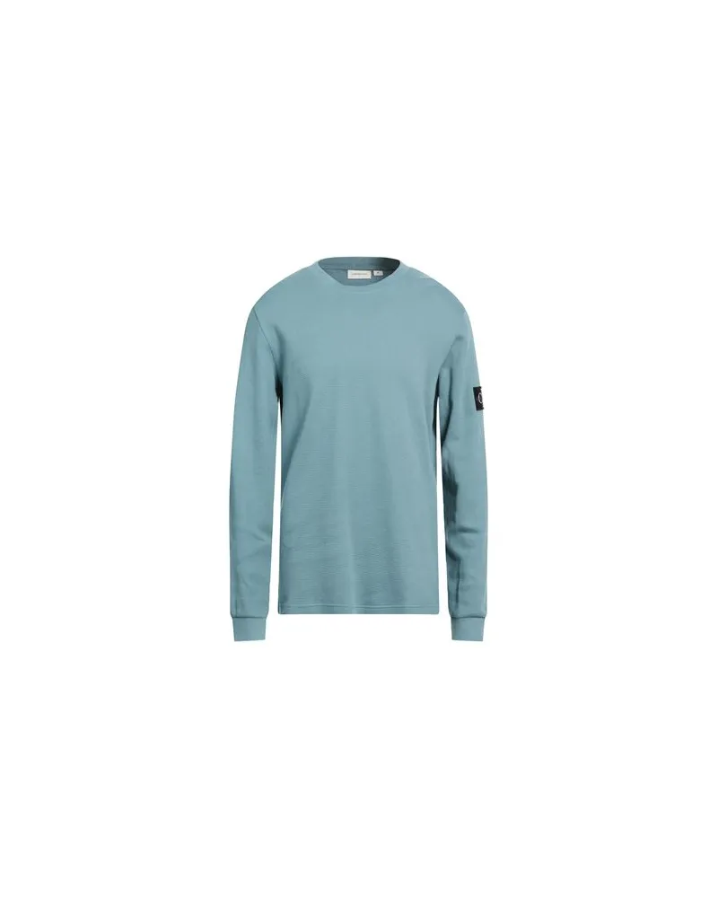 Calvin Klein TOPS - Sweatshirtsauf YOOX.COM Taubenblau