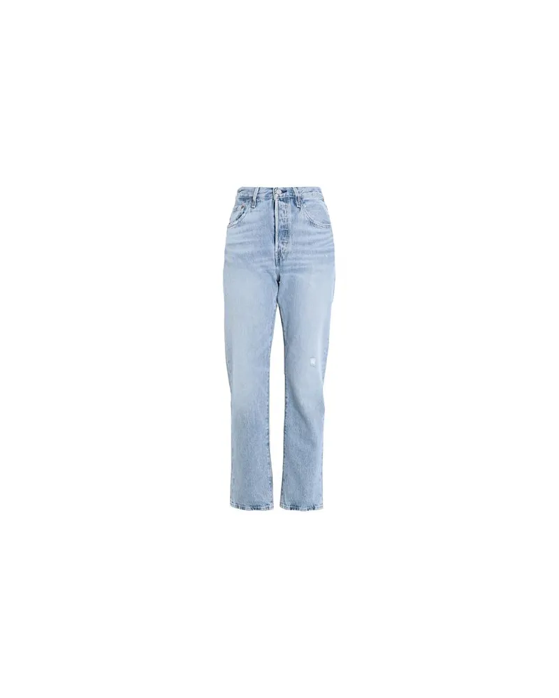 Levi's 501® JEANS FOR WOMEN LIGHT INDIGO - WORN IN  - HOSEN & RÖCKE - Jeanshosenauf YOOX.COM Blau