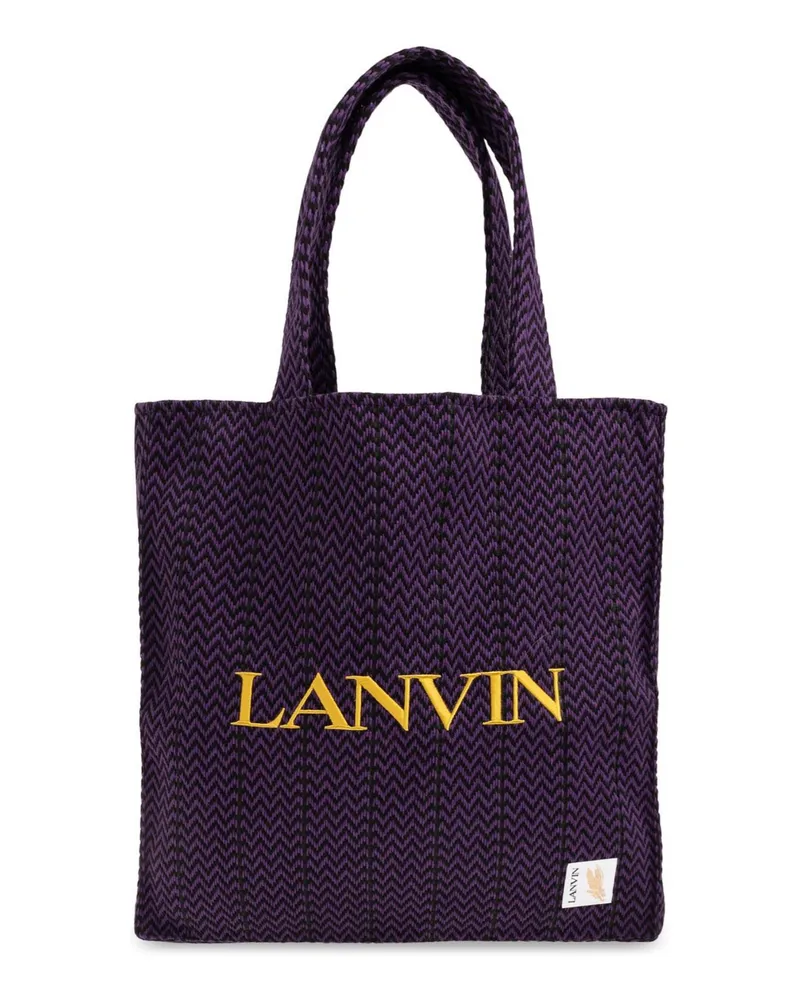 Lanvin Schultertasche Pflaume