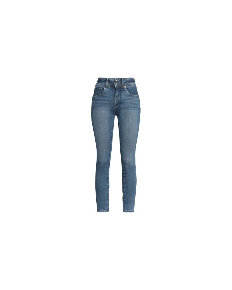 Guess HOSEN & RÖCKE - Jeanshosenauf YOOX.COM Blau