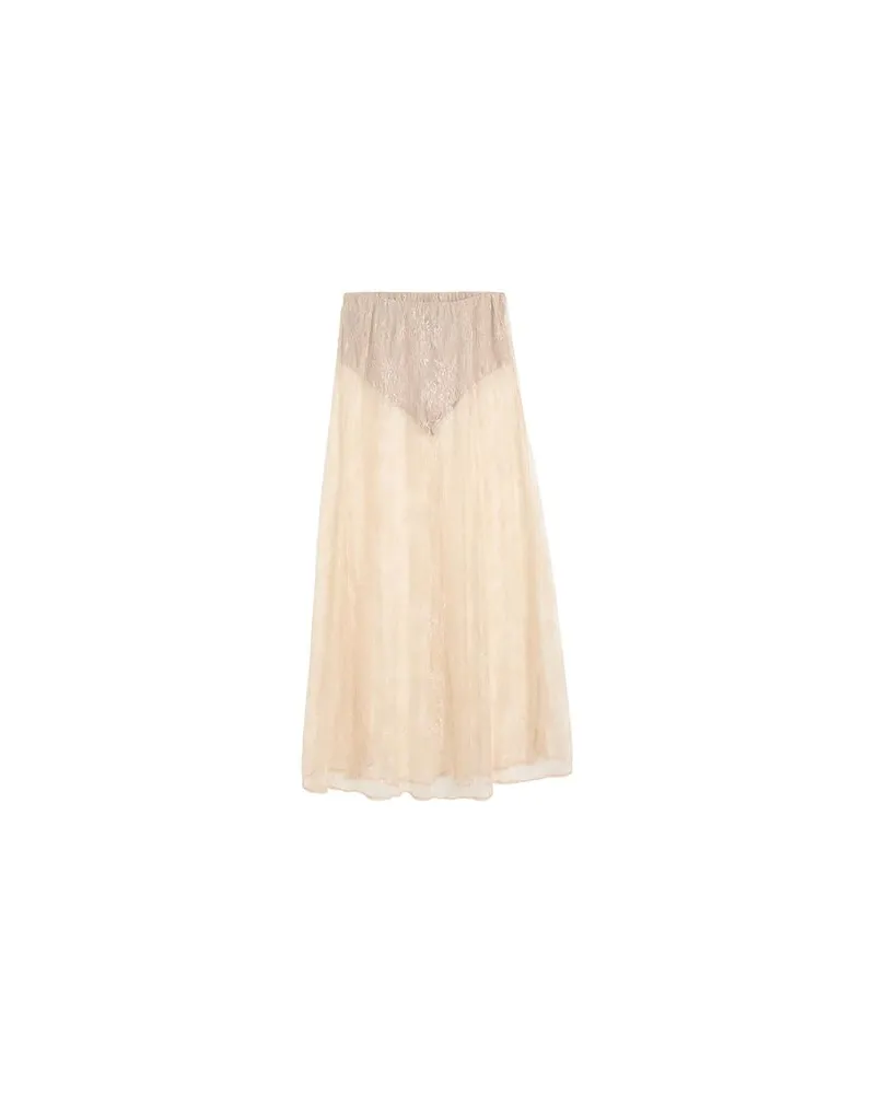 KONTATTO HOSEN & RÖCKE - Maxi-Röckeauf YOOX.COM Beige