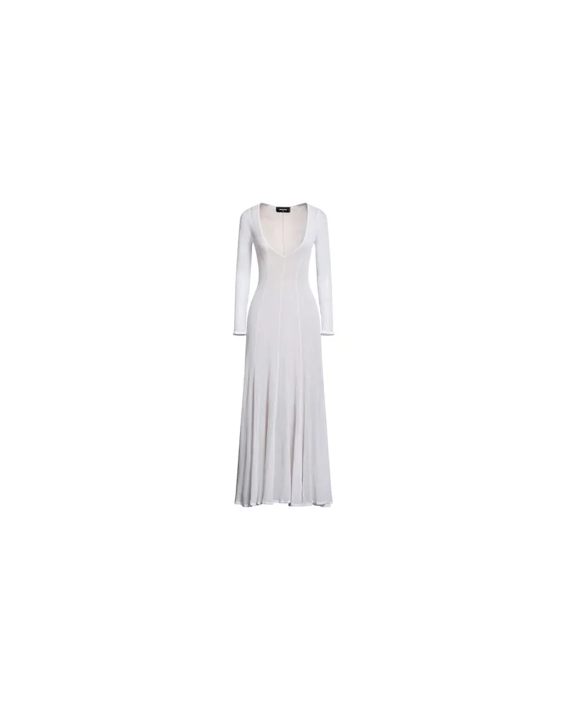 Dsquared2 KLEIDER - Maxi-Kleiderauf YOOX.COM Weiß