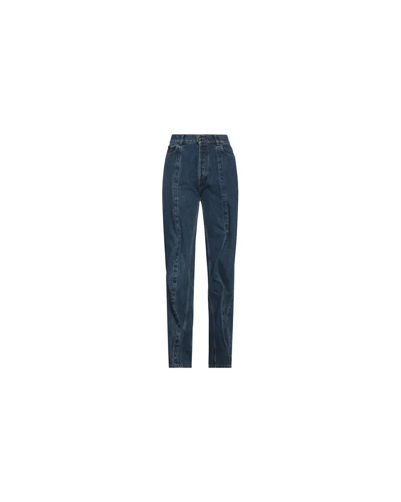 Y/PROJECT HOSEN & RÖCKE - Jeanshosenauf YOOX.COM Blau