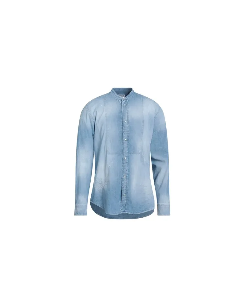 Dondup TOPS - Jeanshemdenauf YOOX.COM Blau