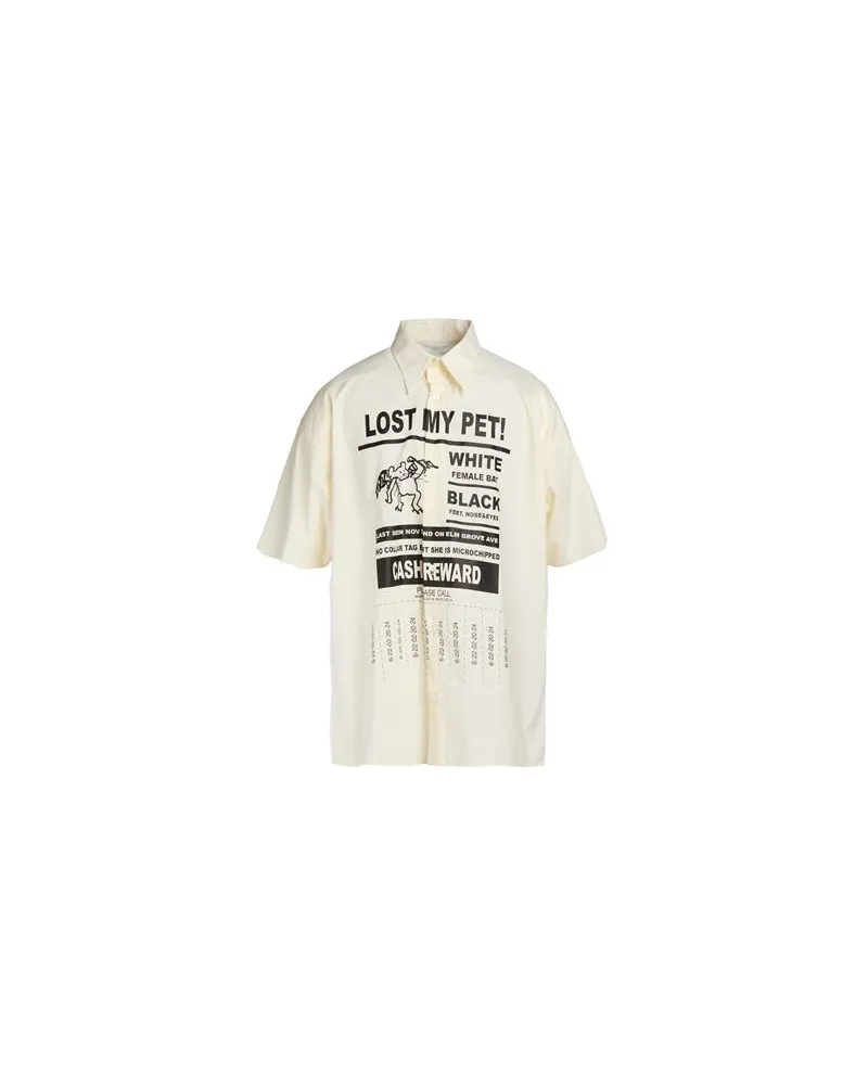 Maison Margiela TOPS - Hemdenauf YOOX.COM Elfenbein