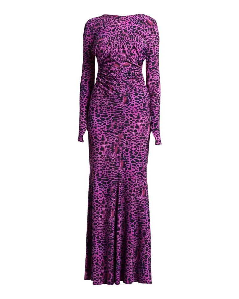 Roberto Cavalli Maxi-Kleid Magenta