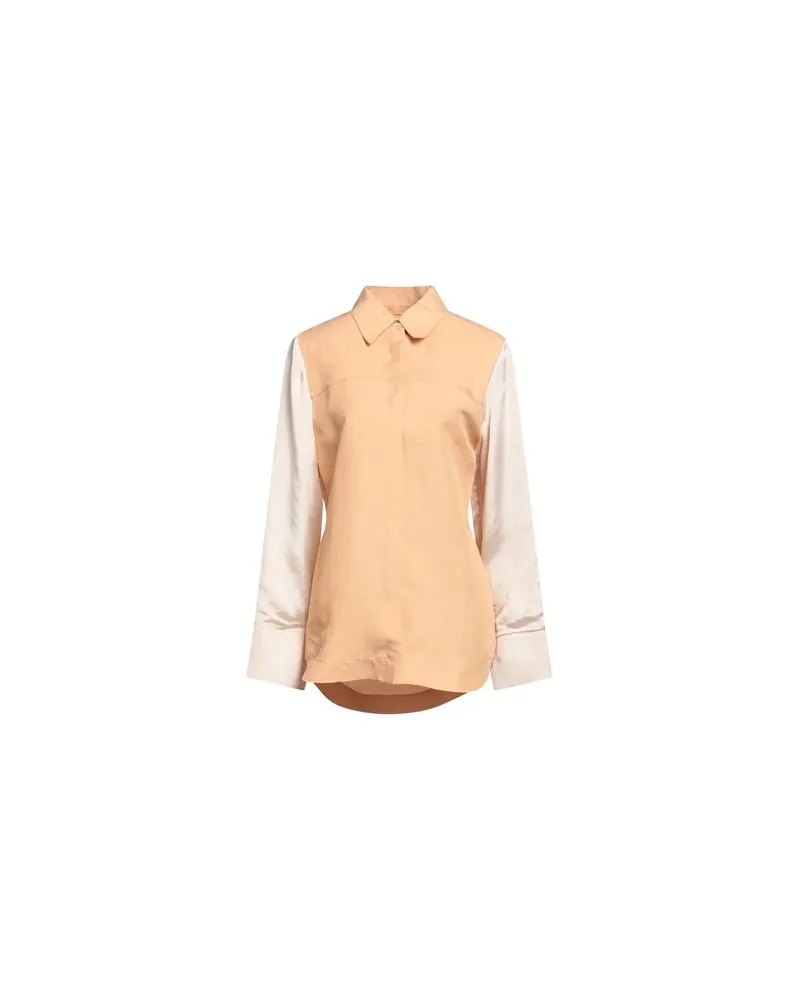 Jil Sander TOPS - Hemdenauf YOOX.COM Sand