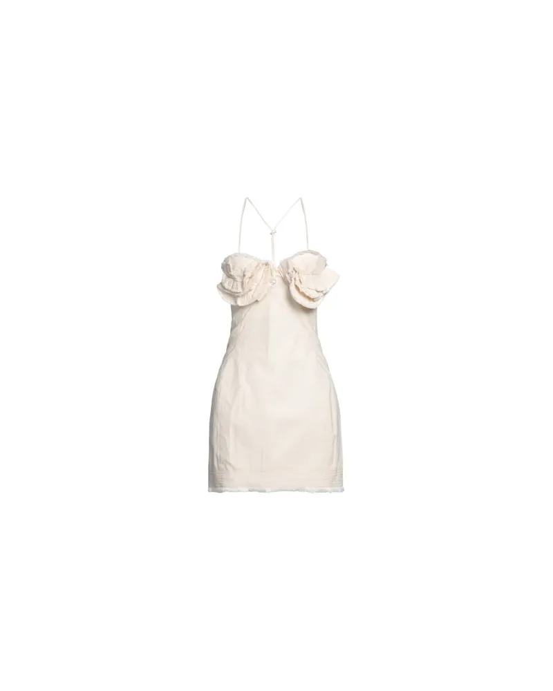 Jacquemus KLEIDER - Mini-Kleiderauf YOOX.COM Cremeweiß
