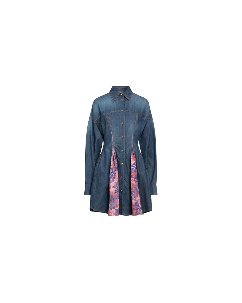 Versace Jeans KLEIDER - Mini-Kleiderauf YOOX.COM Blau