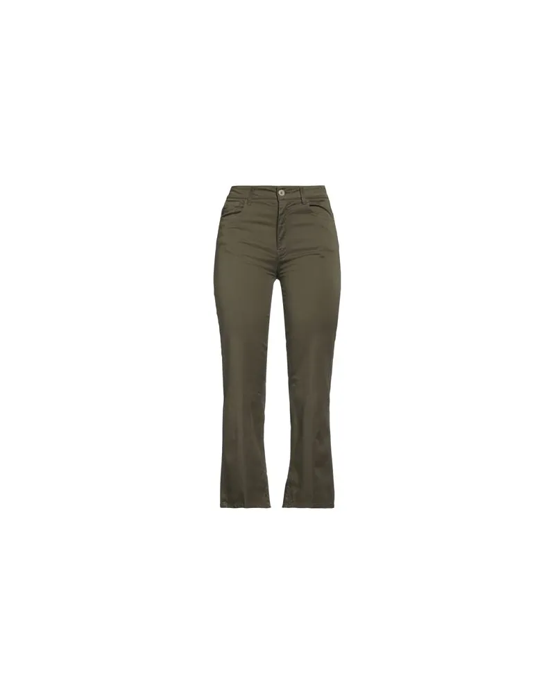 VIRNA DRÒ HOSEN & RÖCKE - Hosenauf YOOX.COM Militärgrün