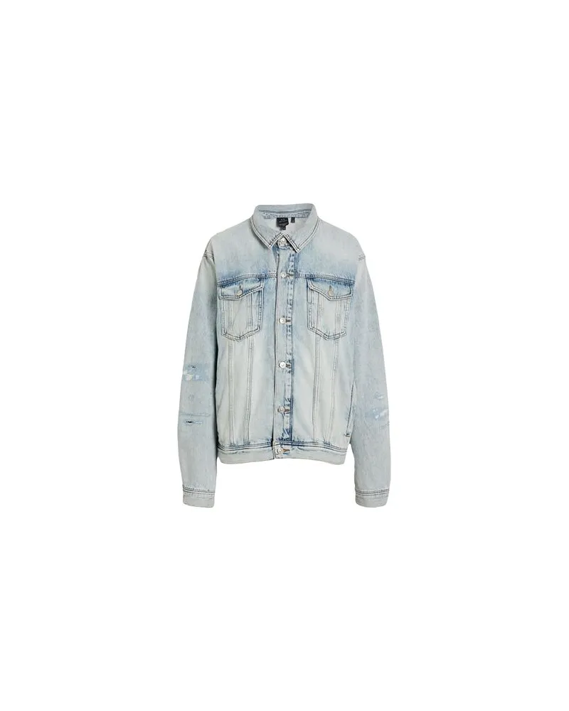Armani Exchange JACKEN & MÄNTEL - Jeansjacken/Mäntelauf YOOX.COM Blau