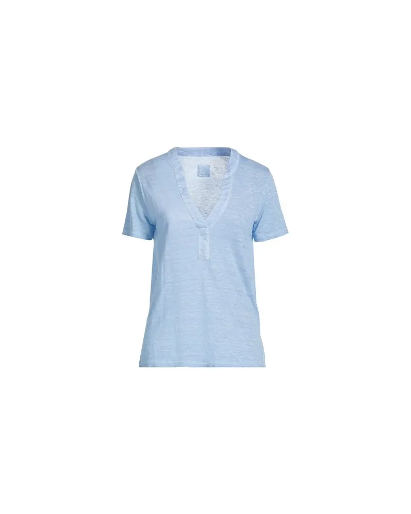120% Lino TOPS - T-shirtsauf YOOX.COM Azurblau