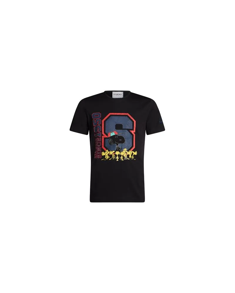 Iceberg PEANUTS - TOPS - T-shirtsauf YOOX.COM Schwarz