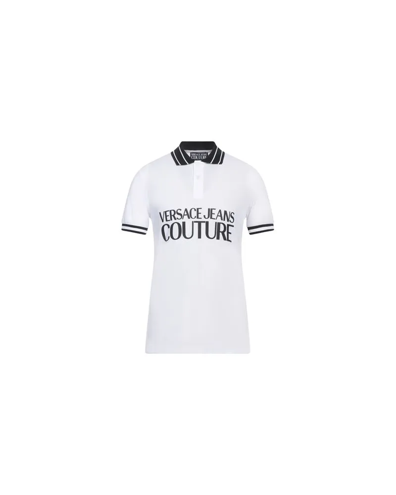 Versace Jeans TOPS - Poloshirtsauf YOOX.COM Weiß