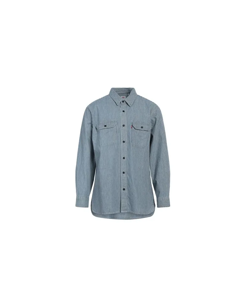 Levi's LEVI TOPS - Hemdenauf YOOX.COM Taubenblau