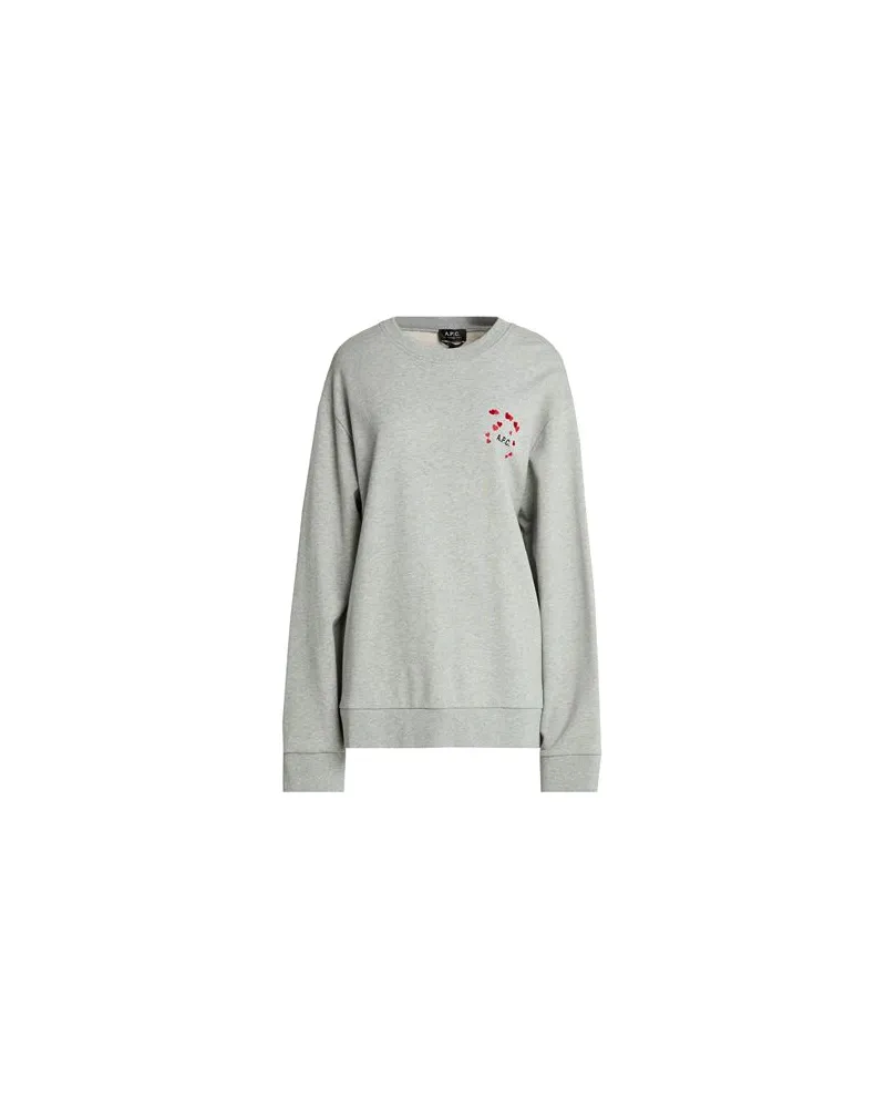 A.P.C. TOPS - Sweatshirtsauf YOOX.COM Hellgrau