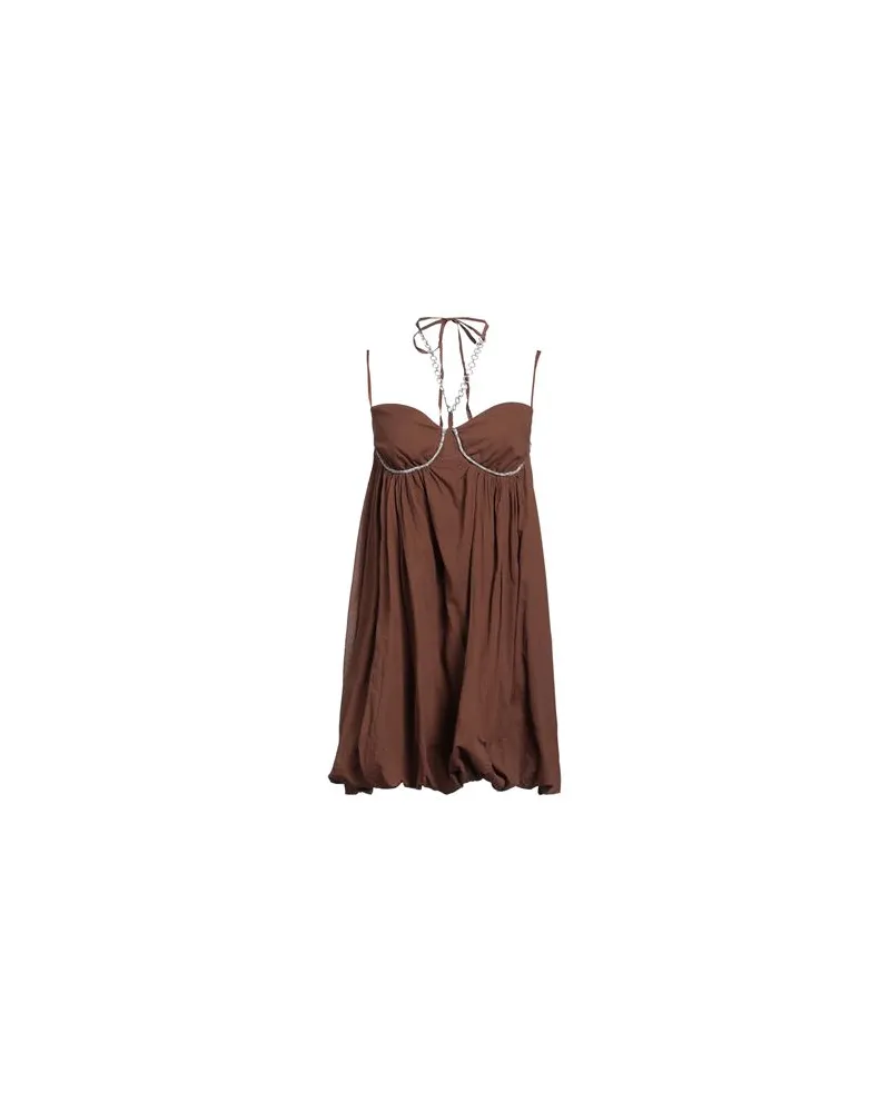 VICOLO KLEIDER - Mini-Kleiderauf YOOX.COM Braun