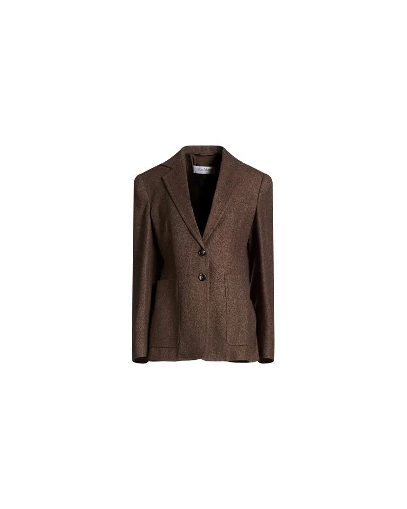 Max Mara ANZÜGE und CO-ORDS - Blazersauf YOOX.COM Schokobraun
