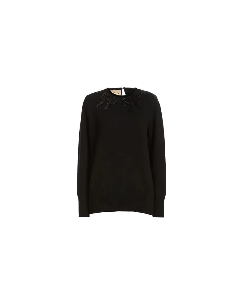 Valentino Garavani STRICKWAREN - Pulloverauf YOOX.COM Schwarz