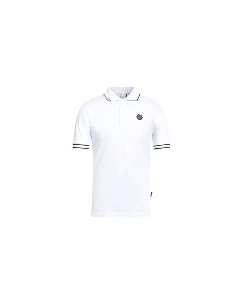 Philipp Plein TOPS - Poloshirtsauf YOOX.COM Weiß