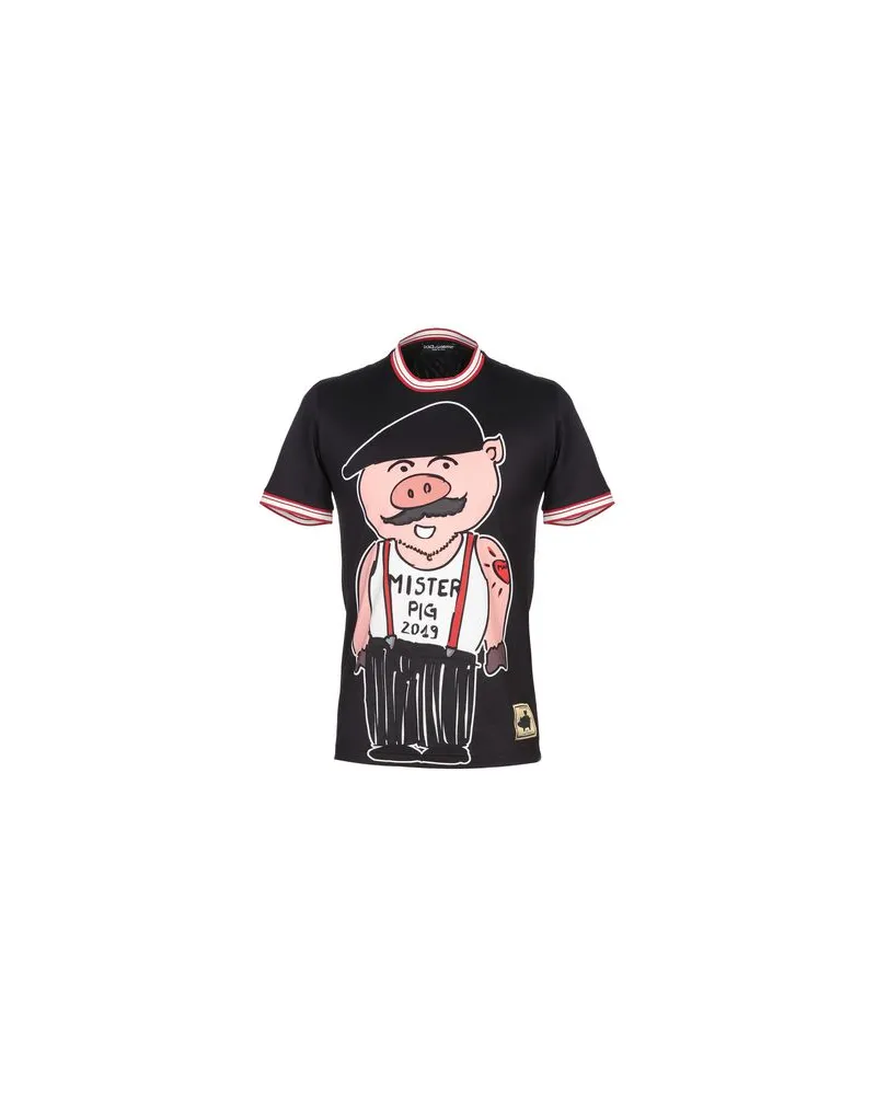 Dolce & Gabbana TOPS - T-shirtsauf YOOX.COM Schwarz