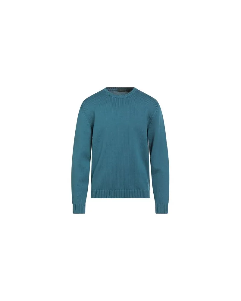 Zanone BY SLOWEAR - STRICKWAREN - Pulloverauf YOOX.COM Aquamarin