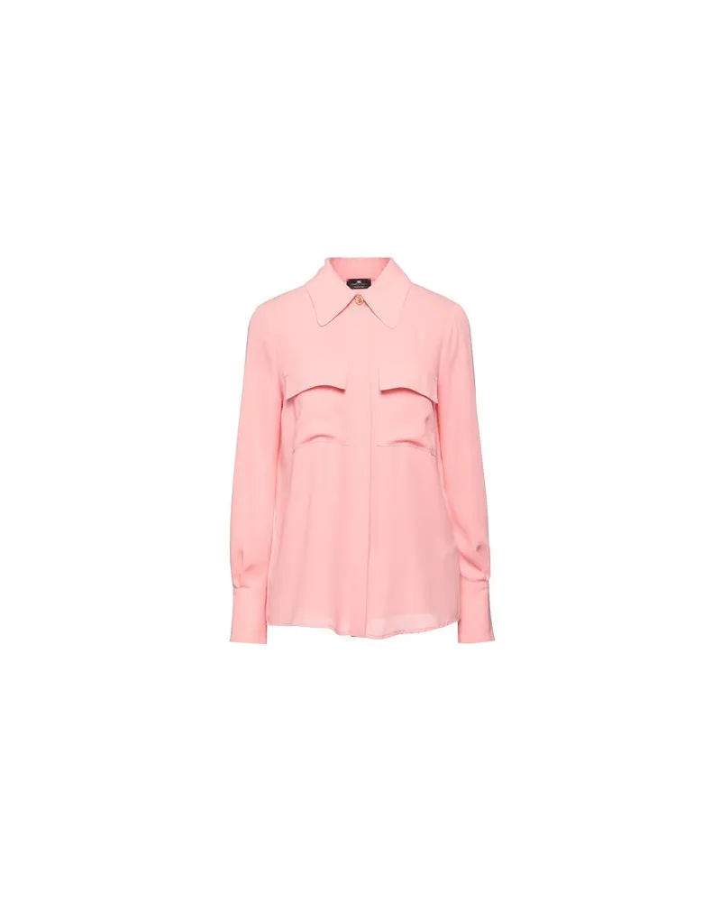 Elisabetta Franchi TOPS - Hemdenauf YOOX.COM Lachs