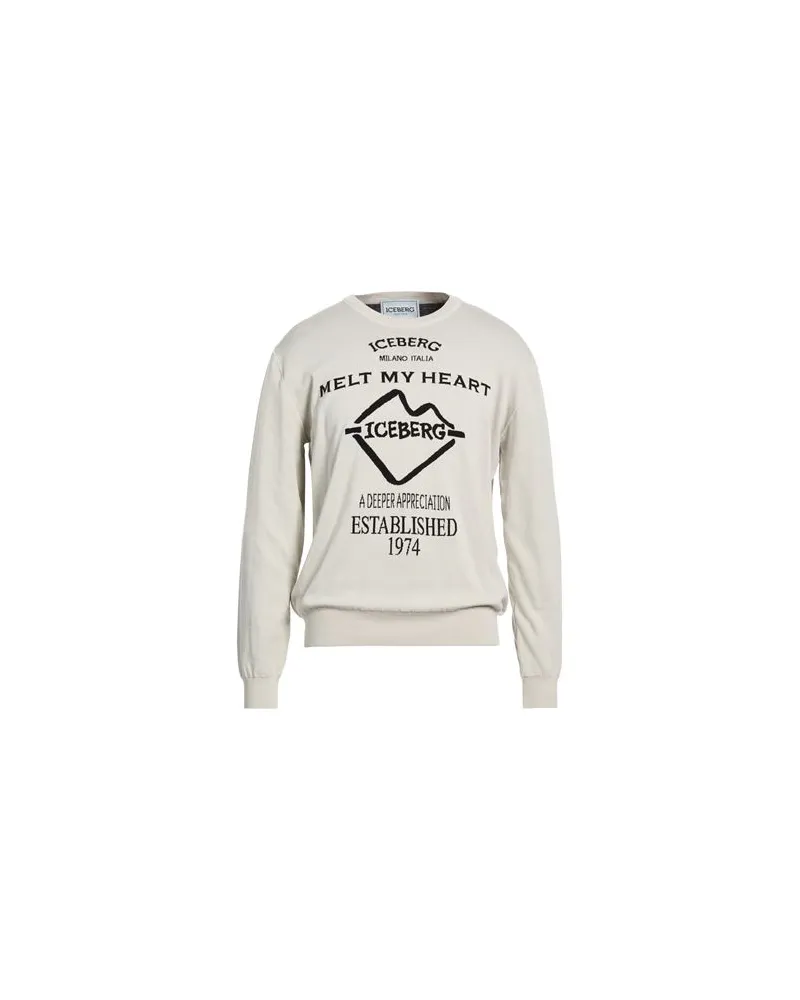 Iceberg MAGLIA GIROCOLLO  - STRICKWAREN - Pulloverauf YOOX.COM Hellgrau