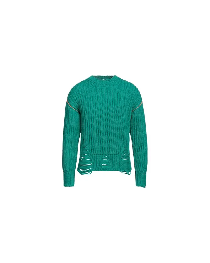 MSGM STRICKWAREN - Pulloverauf YOOX.COM Smaragdgrün