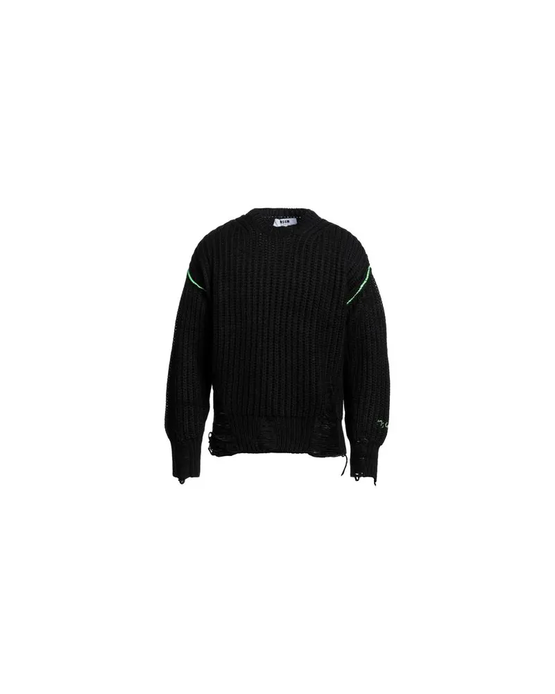 MSGM STRICKWAREN - Pulloverauf YOOX.COM Schwarz