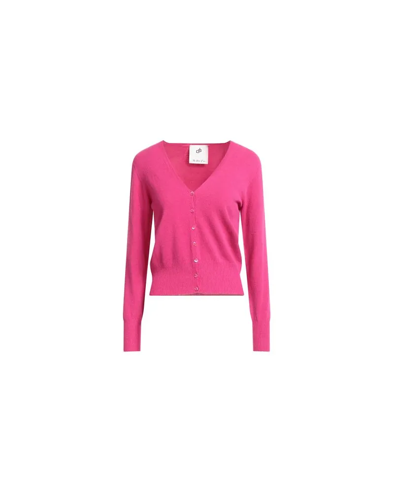 Compagnia Italiana STRICKWAREN - Strickjackenauf YOOX.COM Magenta